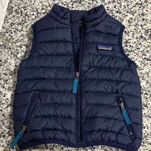 Patagonia Blue Quilted Vest